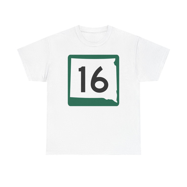 SD 16 (South Dakota) (Road Sign) T-Shirt