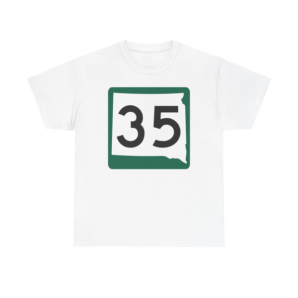 SD 35 (South Dakota) (Road Sign) T-Shirt