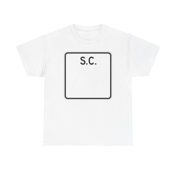 SC-blank (South Carolina) (Road Sign) T-Shirt