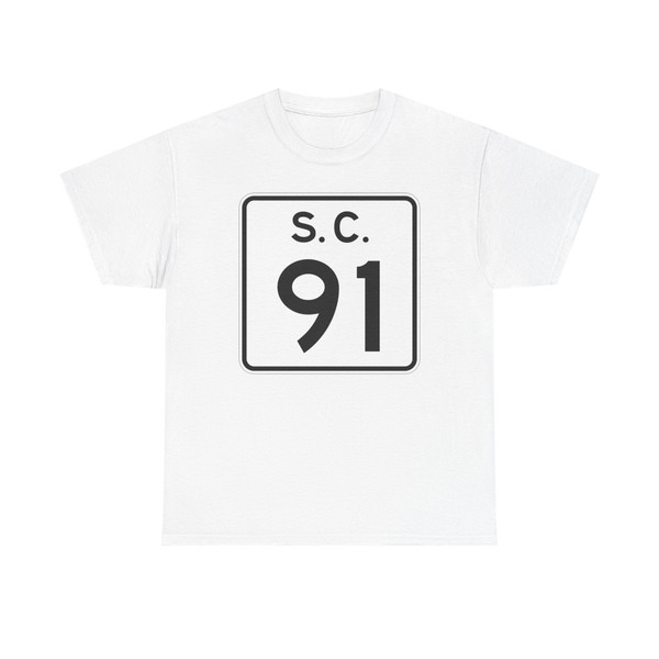 SC-91 (South Carolina) (Road Sign) T-Shirt