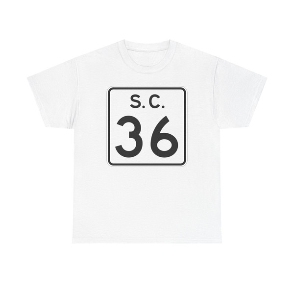 SC-36 (South Carolina) (Road Sign) T-Shirt