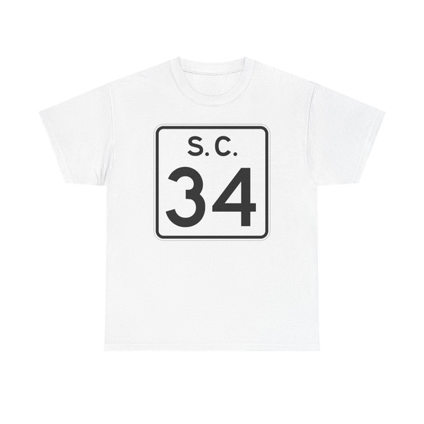 SC-34 (South Carolina) (Road Sign) T-Shirt