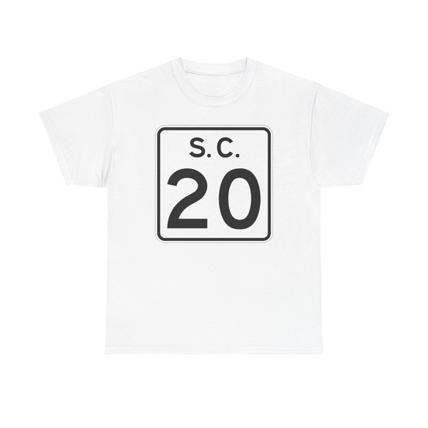 SC-20 (South Carolina) (Road Sign) T-Shirt