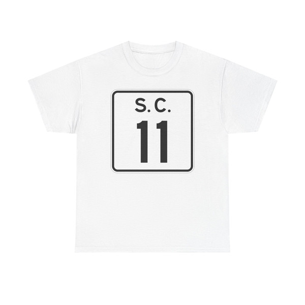 SC-11 (South Carolina) (Road Sign) T-Shirt