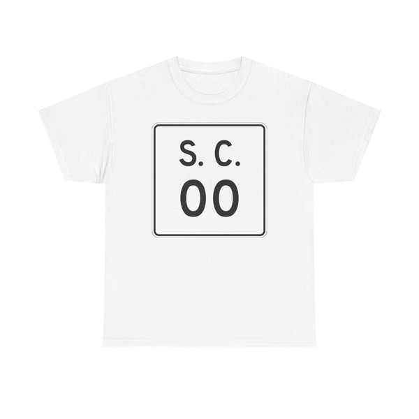 SC-00 1955 template (South Carolina) (Road Sign) T-Shirt