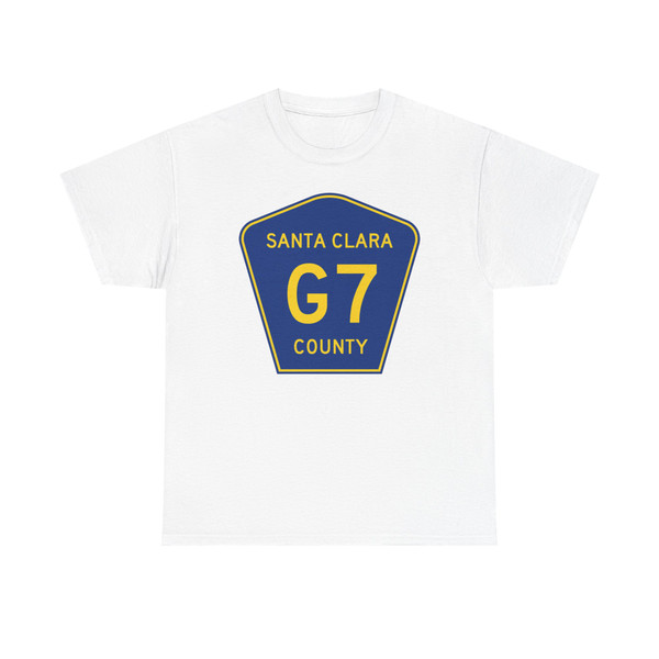 Santa Clara County G7 (California) (Road Sign) T-Shirt