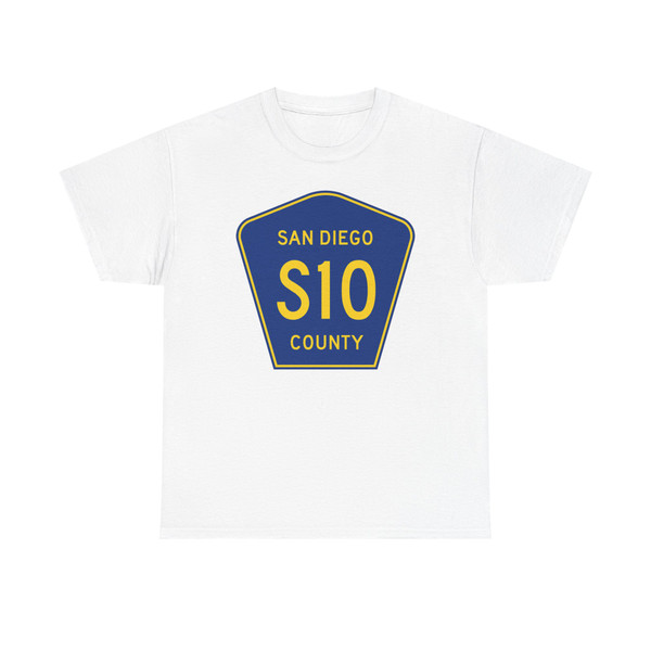 San Diego County S10 (California) (Road Sign) T-Shirt