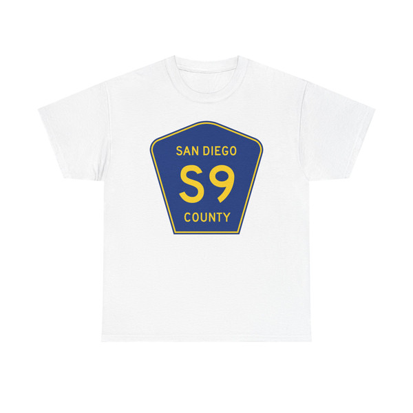 San Diego County S9 (California) (Road Sign) T-Shirt