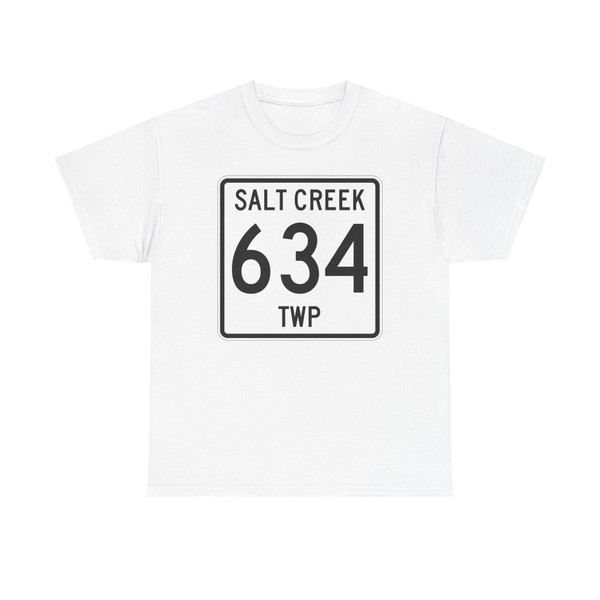 Salt Creek Township Route 634 Holmes County Ohio (Ohio) (Road Sign) T-Shirt