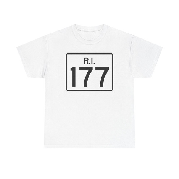 Rhode Island 177 (Rhode Island) (Road Sign) T-Shirt