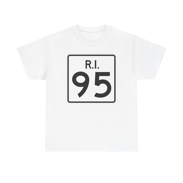Rhode Island 95 (Rhode Island) (Road Sign) T-Shirt