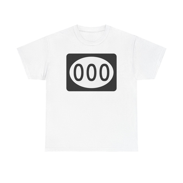 PR tertiary 000 (Puerto Rico) (Road Sign) T-Shirt