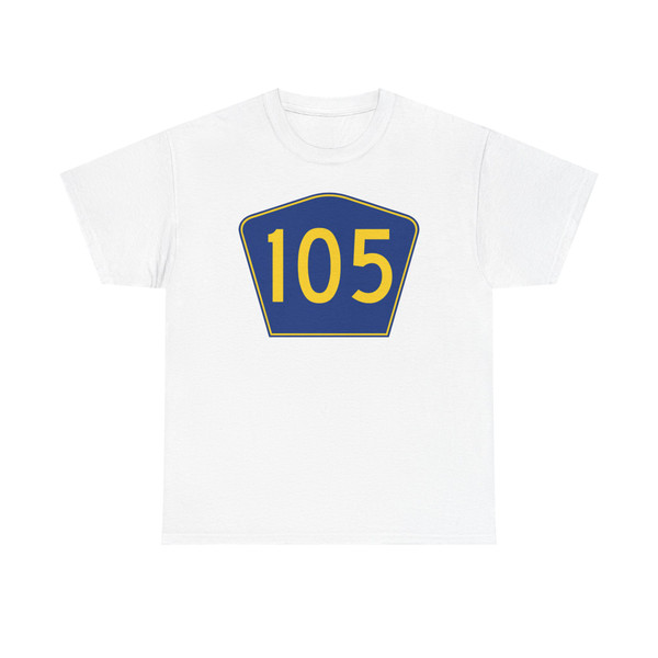 PR secondary 105 (Puerto Rico) (Road Sign) T-Shirt