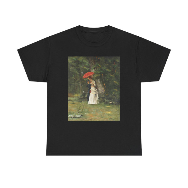 Joseph Bail (1862-1921) The secret - Oil on Canvas - T-Shirt