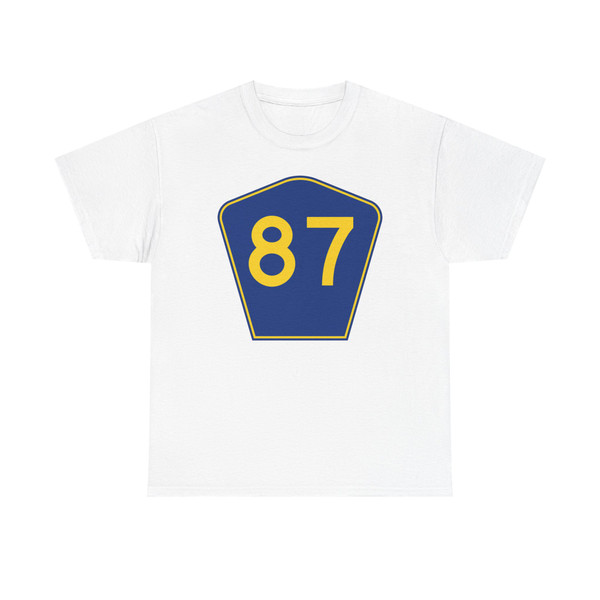 PR secondary 87 (Puerto Rico) (Road Sign) T-Shirt