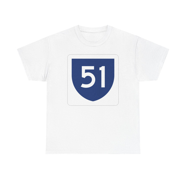 PR primary 51 (Puerto Rico) (Road Sign) T-Shirt