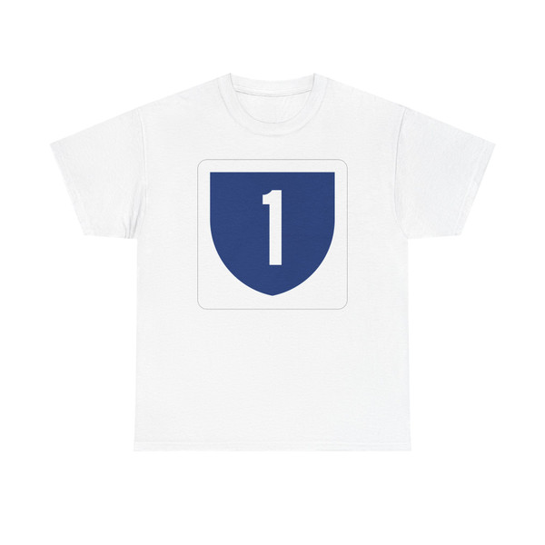 PR primary 1 (Puerto Rico) (Road Sign) T-Shirt