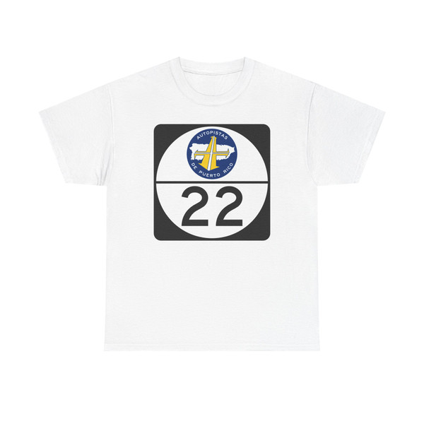 PR old toll road 22 (Puerto Rico) (Road Sign) T-Shirt