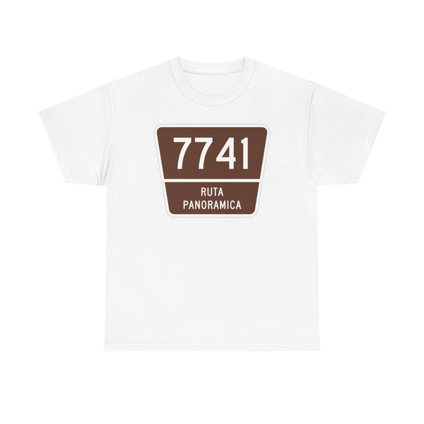 PR old scenic route 7741 (Puerto Rico) (Road Sign) T-Shirt