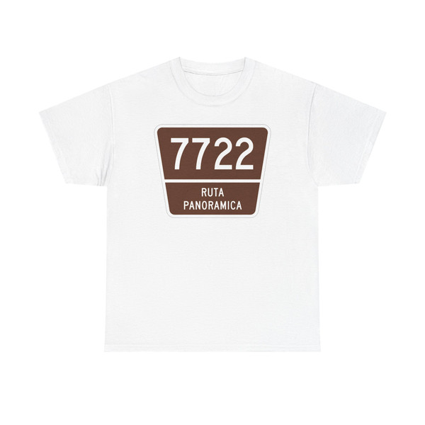 PR old scenic route 7722 (Puerto Rico) (Road Sign) T-Shirt