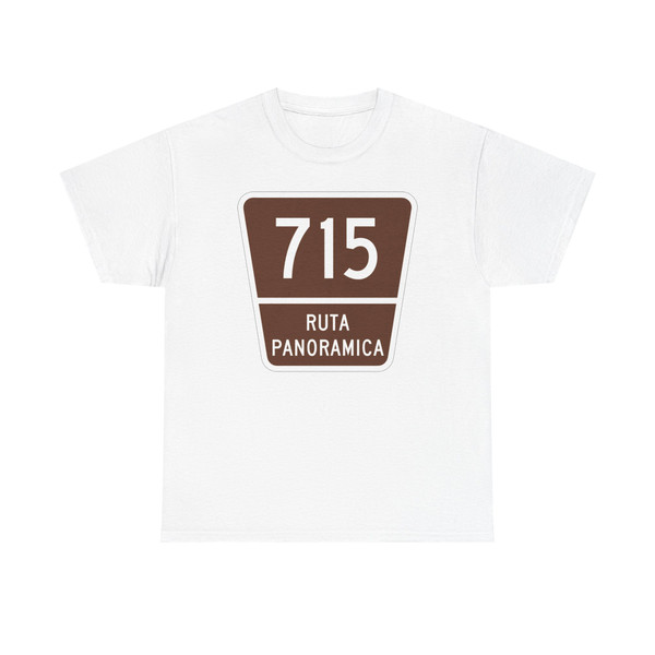 PR old scenic route 715 (Puerto Rico) (Road Sign) T-Shirt