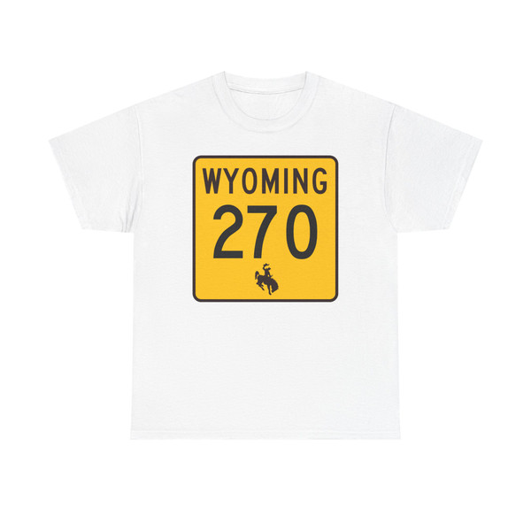 WY-270 (Wyoming) (Road Sign) T-Shirt