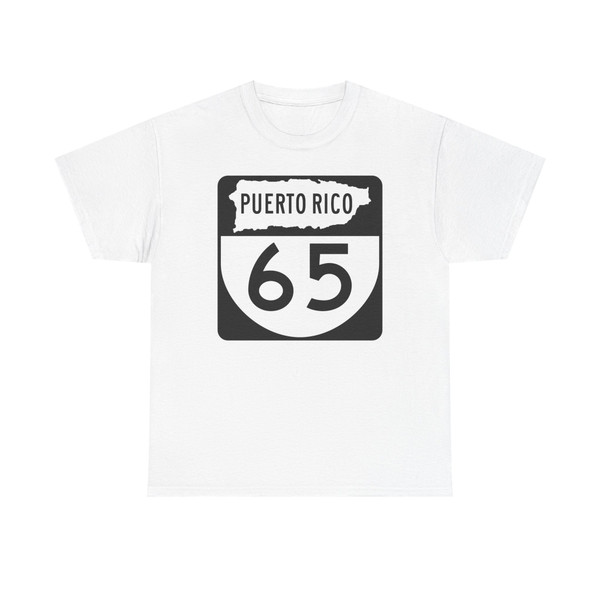 PR old 65 (Puerto Rico) (Road Sign) T-Shirt