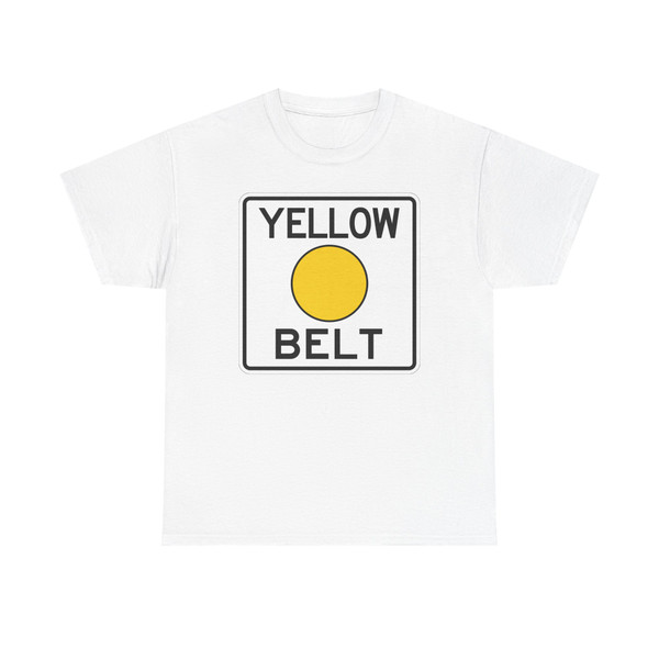 Pittsburgh PA Yellow Belt shield (Pennsylvania) (Road Sign) T-Shirt