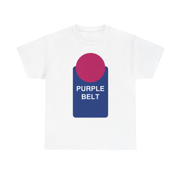 Pittsburgh PA Purple Belt shield (Pennsylvania) (Road Sign) T-Shirt