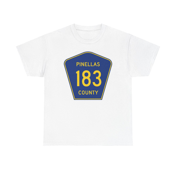 Pinellas County Route 183 FL (Florida) (Road Sign) T-Shirt