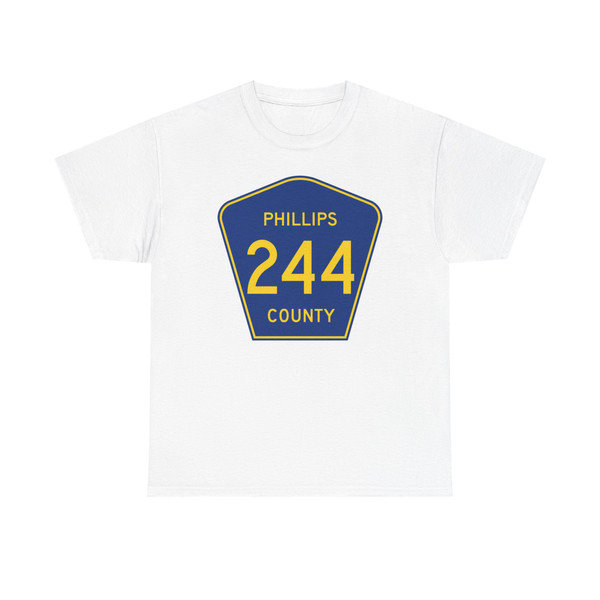 Phillips County Route 244 AR (Arkansas) (Road Sign) T-Shirt