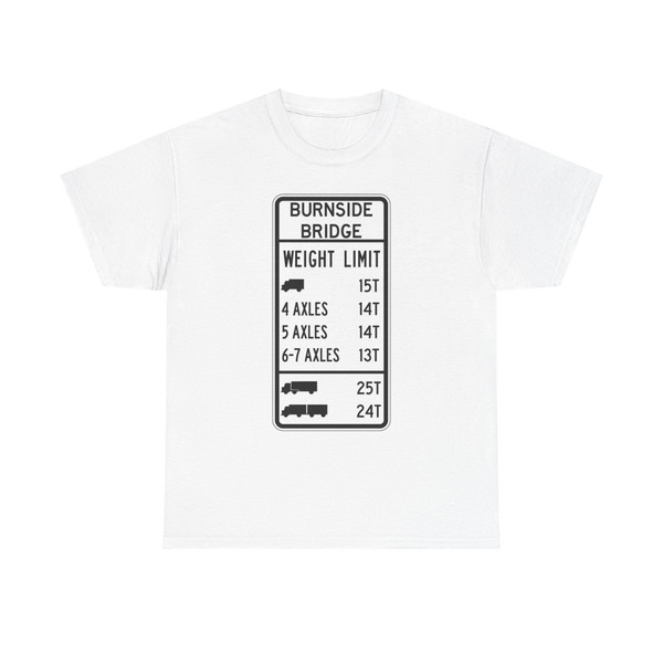 PBOT Road sign R6347 (Oregon) (Road Sign) T-Shirt