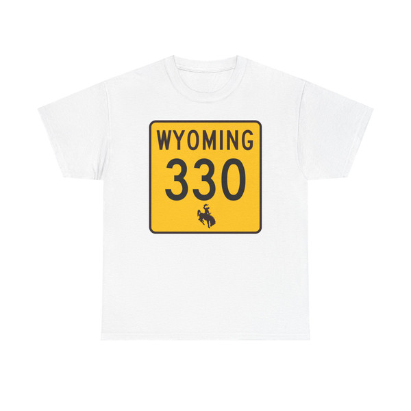 WY-330 (Wyoming) (Road Sign) T-Shirt
