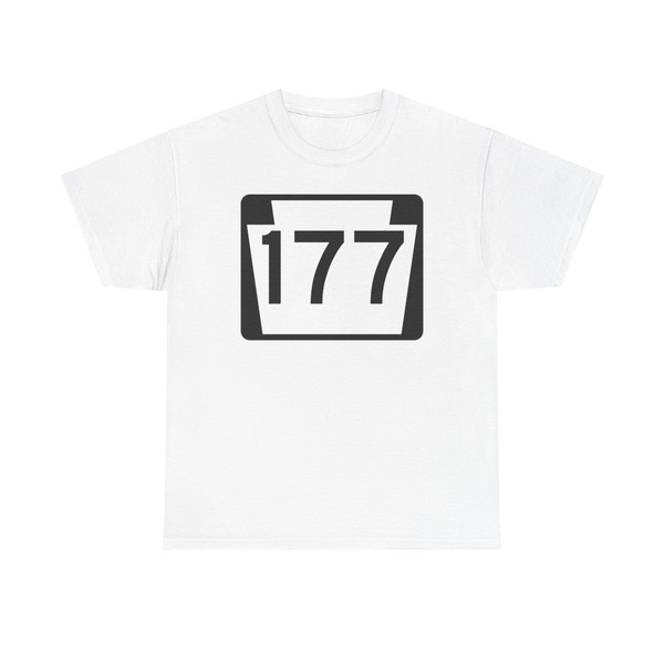 PA-177 (Pennsylvania) (Road Sign) T-Shirt