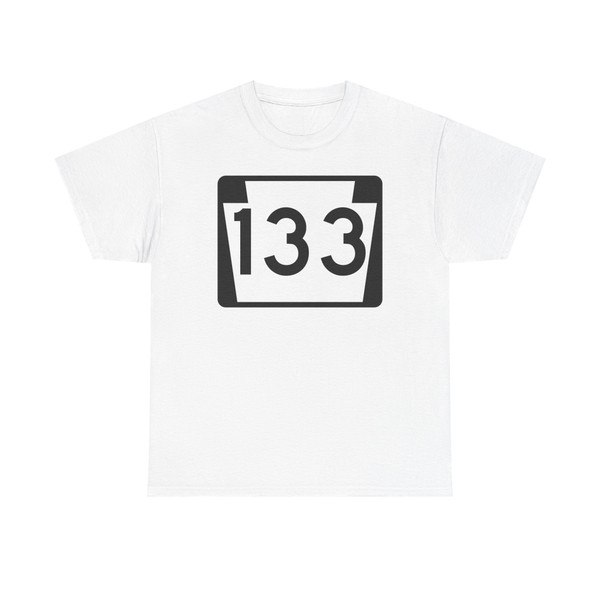 PA-133 (Pennsylvania) (Road Sign) T-Shirt