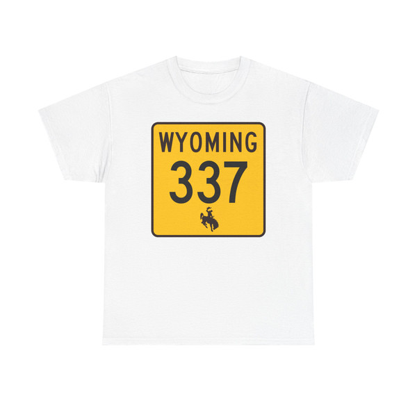 WY-337 (Wyoming) (Road Sign) T-Shirt