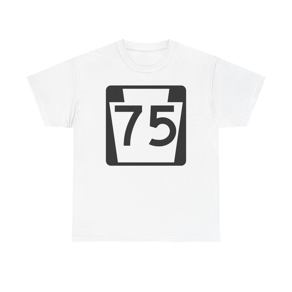 PA-75 (Pennsylvania) (Road Sign) T-Shirt