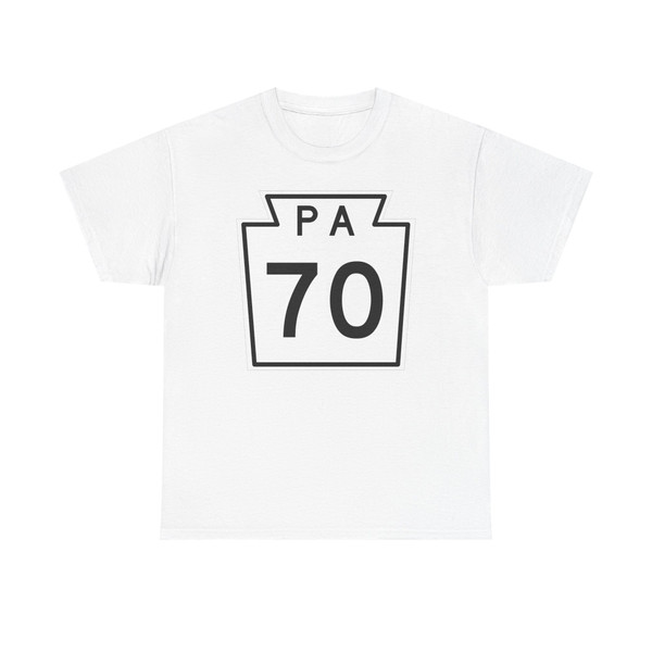 PA-70 1960 (Pennsylvania) (Road Sign) T-Shirt