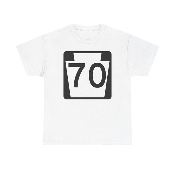 PA-70 (Pennsylvania) (Road Sign) T-Shirt