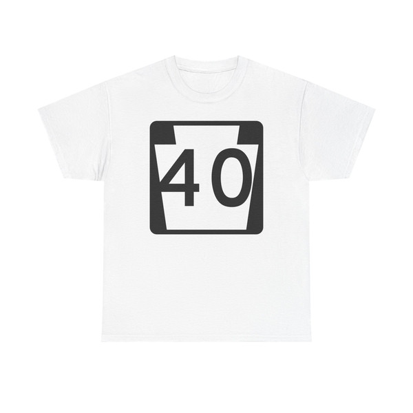 PA-40 (Pennsylvania) (Road Sign) T-Shirt