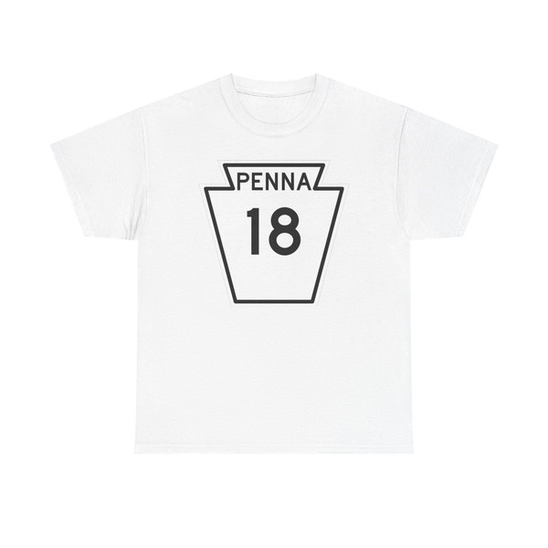 PA-18 1948 (Pennsylvania) (Road Sign) T-Shirt