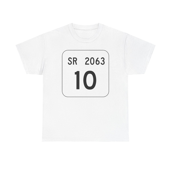 PA QR 2063 (Pennsylvania) (Road Sign) T-Shirt