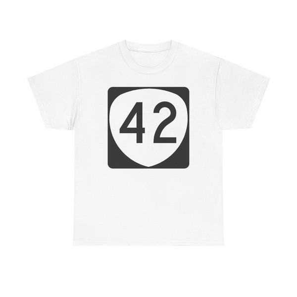 OR 42 (Oregon) (Road Sign) T-Shirt