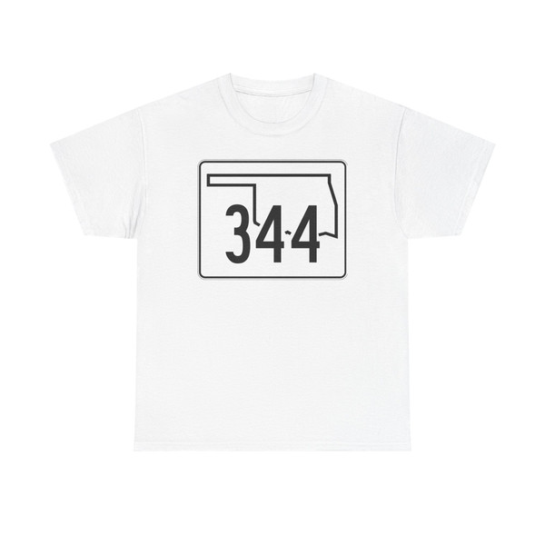 Oklahoma State Highway 344 (Oklahoma) (Road Sign) T-Shirt