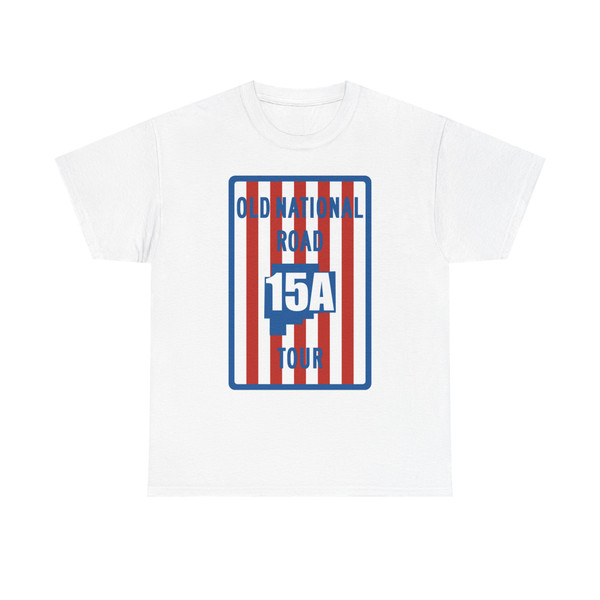 Old National Road Tour 15A (Ohio) (Road Sign) T-Shirt