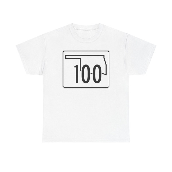 Oklahoma State Highway 100 (Oklahoma) (Road Sign) T-Shirt