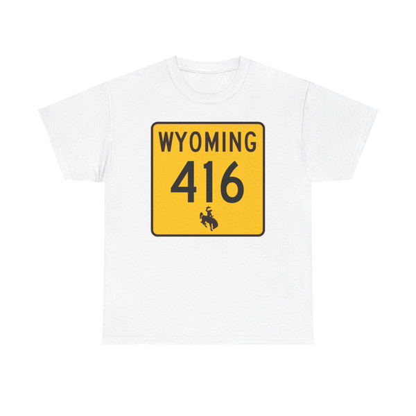 WY-416 (Wyoming) (Road Sign) T-Shirt