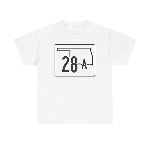 Oklahoma State Highway 28A (Oklahoma) (Road Sign) T-Shirt