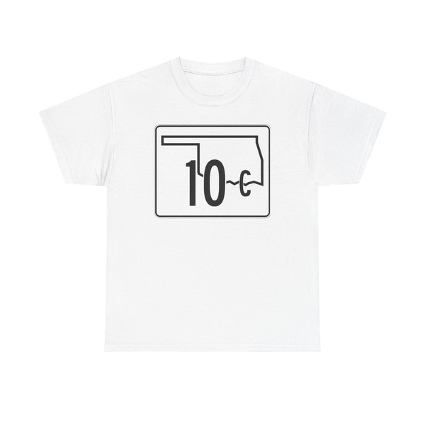 Oklahoma State Highway 10C (Oklahoma) (Road Sign) T-Shirt