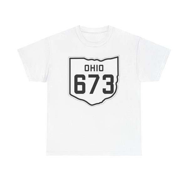 OH-673 1927 (Ohio) (Road Sign) T-Shirt